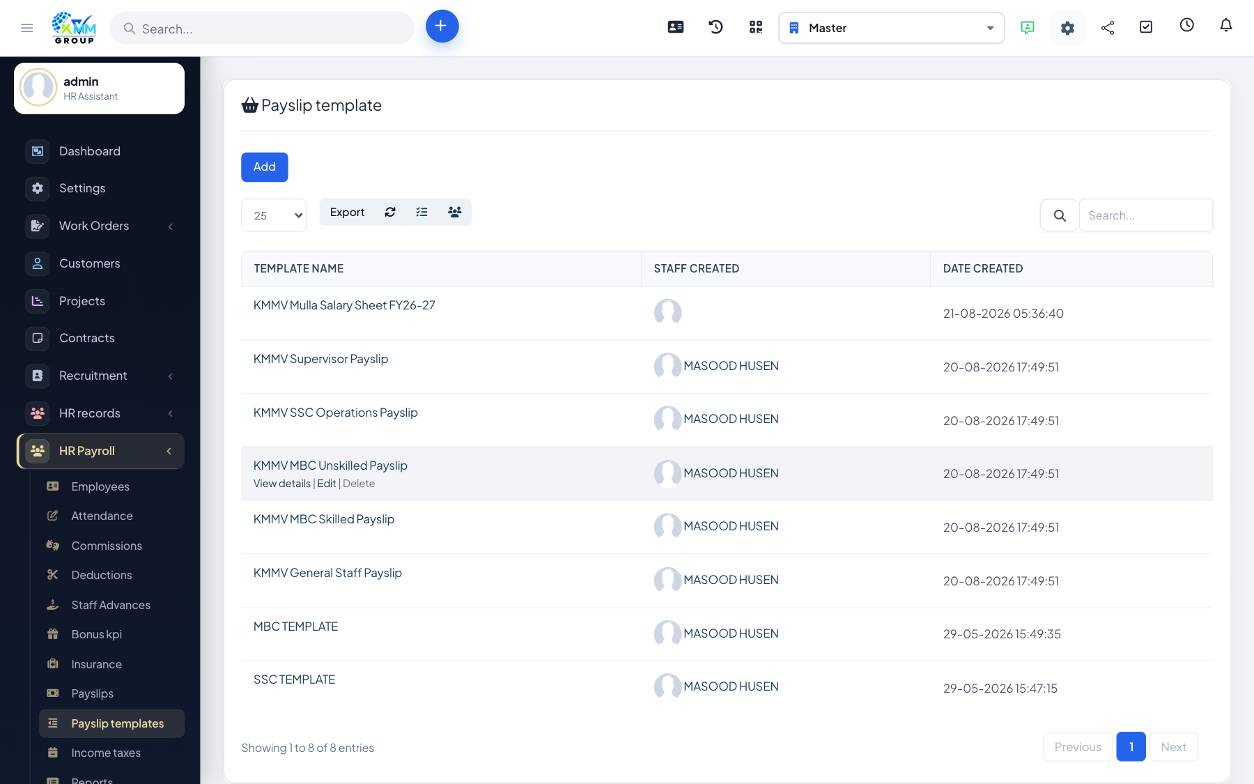 Pay Slip Templates